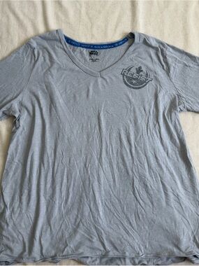 Disney Women's Short Sleeve V-Neck Tee - Star Wars